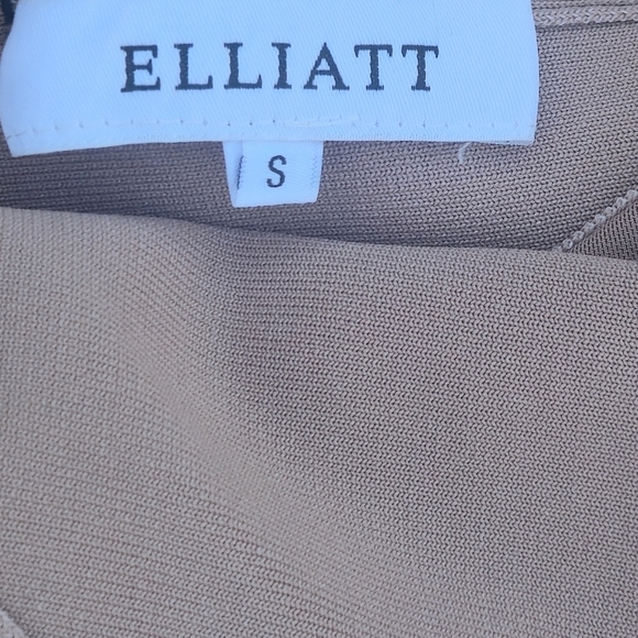 Elliatt Nude Pippa Dress Ruched Maxi Dress Size Small - Picture 4 of 8